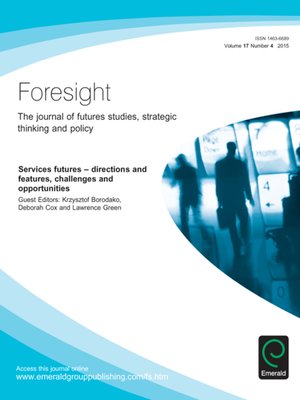 cover image of Foresight, Volume 17, Number 4